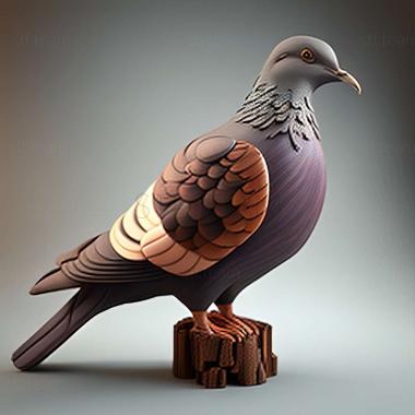 3D model Pigeon (STL)